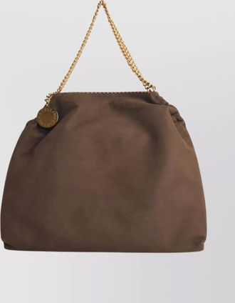 Stella McCartney vegan leather tote bag drawstring