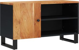 vidaXL Vidaxl - Mueble De Tv Madera Acacia Y Madera Contrachapada 80x33x46 Cm