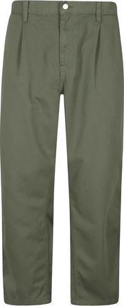 Carhartt Work in Progress Pantaloni dritti con pieghe - Verde