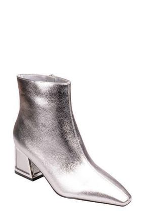 Ninety Union Brooke Block Heel Boot in Silver at Nordstrom Rack, Size 12
