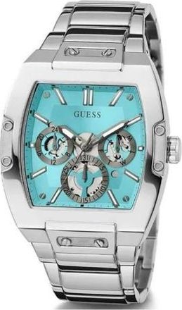 Guess Accessoires, Dames, Grijs, ONE Size, Elegante Analog Quartz-horloge met Dubbele Kalender