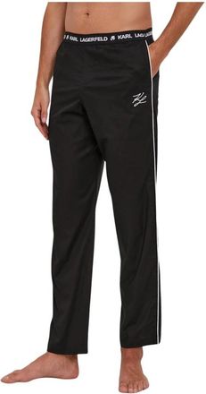 Karl Lagerfeld Pyjamabroek - Heren - Pyjama - Zwart - S - Katoen - Nachtkleding