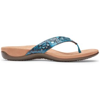 Vionic Rest Lucia SNK Synthetic Womens Toe Post Sandals - Aqua - Size:UK 6.5