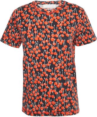 Victoria Beckham T-shirt con stampa - Blu