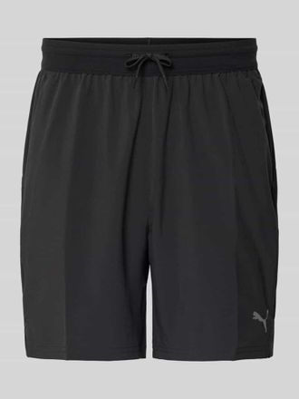 Puma Shorts mit elastischem Bund und Logo in Black, Gr&ouml;&szlig;e M