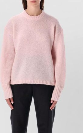 By Malene Birger wool mohair ribbed crew neck sweater