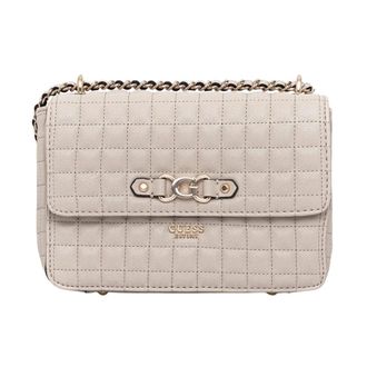 Guess Nadira - Dames - Schoudertassen - Beige - ONE Size - Polyester - Tassen