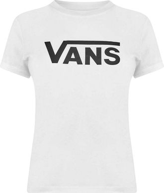 Vans Dames/Dames Logo T-Shirt (Wit)