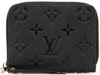 Louis Vuitton Pre-owned Wallets, female, Black, Size: ONE SIZE Pre-owned Zippy Coin Purse Monogram Empreinte