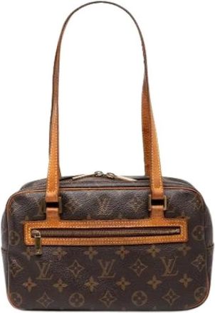 Louis Vuitton Pre-owned Shoulder Bags, female, Brown, Size: ONE SIZE Pre-owned Cite MM Shoulder Bag