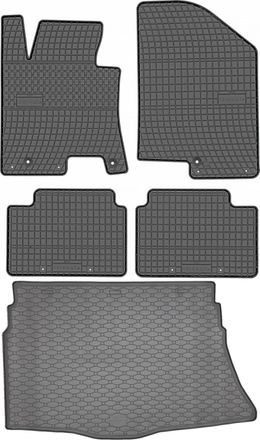 OEM Hyundai I30 Ii Hatchback (2012-2017) - Juego De Alfombrillas De Goma Para Coche + Alfombrilla Para Maletero