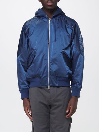 Moose Knuckles Bomber in nylon riciclato con cappuccio e chiusura a zip