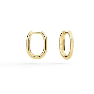 Dodo ORECCHINI HOOP ESSENTIALS ORO GIALLO