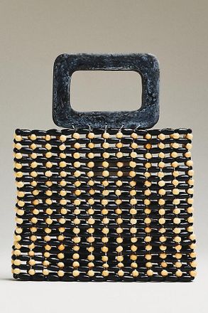 L*Space Chiado Wood Beaded Bag
