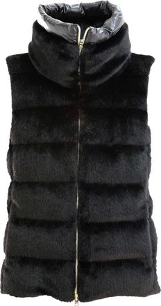 Herno padded quilted gilet - Zwart