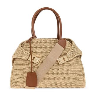 Ferragamo Donna, Borse, Beige, Taglia unica, new