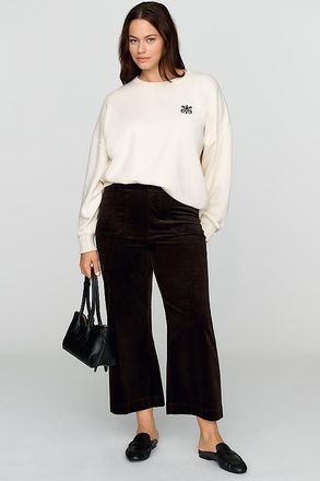 Maeve Colette Corduroy Cropped Wide Leg Pants