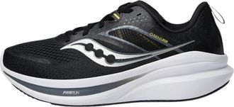 Saucony Womens Omni 22 Running Shoes, Black/White, 8.5 Wide