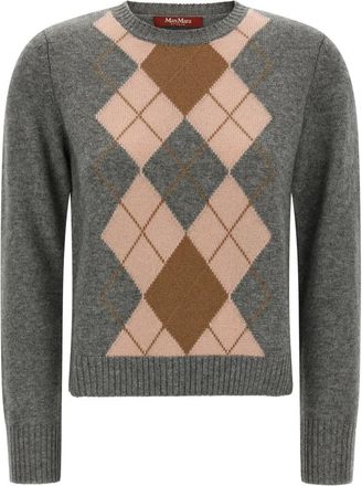 Max Mara Jersey Faraone - Knitwear - Mujer - Gris - M