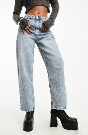 Asos Balloon Jeans in Light Blue at Nordstrom, Size 28