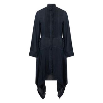 Diesel Elegant Long Dress - Dames - Shirt Kleedjes - Blauw - 3XS - Kleedjes