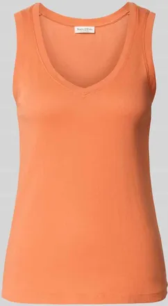 Marc O'Polo Regular Fit Top aus reiner Baumwolle in Orange, Gr&ouml;&szlig;e XXL