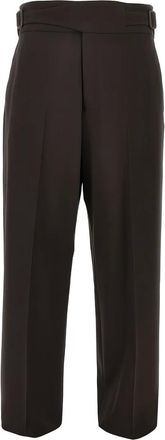 Emporio Armani Pantaloni con cintura - Marrone