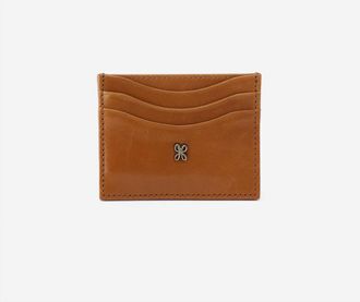Hobo Womens Max Card Holder In Truffle