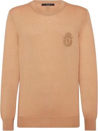 Billionaire Boys Club Pullover Ronde Hals LS - Heren - Ronde hals truien - Beige - 3XL - Wol - Truien & Vesten
