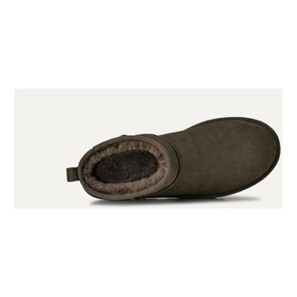 UGG Classic Ultra Mini Embossed Boot - female - UGG - Winter Boots - Gray - 10 UK - Shoes