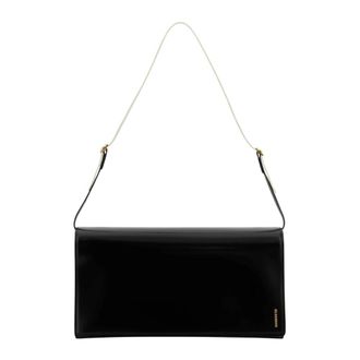 Jil Sander Shoulder Bags, female, Black, Size: ONE SIZE File Medium