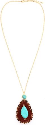 Panacea Turquoise Teardrop Pendant Necklace at Nordstrom