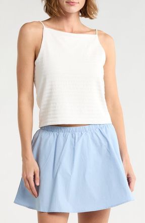 Current Elliott Ribbed Knit Camisole in Ivory at Nordstrom Rack, Size X-Small