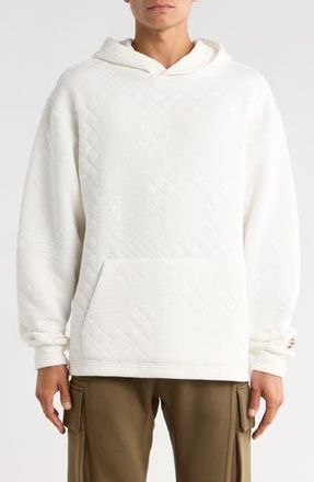 Fleece Factory Quilted Hoodie in Ivory at Nordstrom Rack, Size Medium