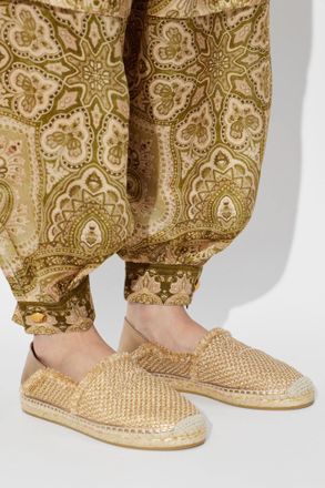 Jimmy Choo London Espadrilles Avi, Womens, Gold