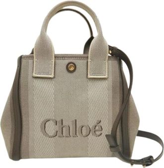 Chlo&eacute; Pre-owned Tote Bags, female, Brown, Size: ONE SIZE Pre-owned Tote Bag