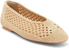 Nordstrom Rack Monroe Weave Flat in Natural at Nordstrom Rack, Size 9.5
