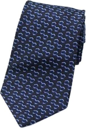 Gucci Pre-owned Scarves, male, Blue, Size: ONE SIZE Pre-owned Cravat