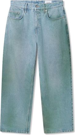 Axel Arigato Jeans, Heren, Blauw, W31, Katoen, Spray Relaxed Jeans
