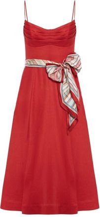 Zimmermann Rebellion Tuck Midi Dress