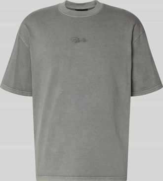 Pegador Oversized T-Shirt mit 1/2-Arm Modell Towson in Anthrazit, Gr&ouml;&szlig;e XXL