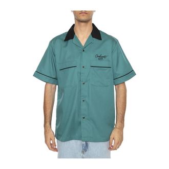Carhartt Work in Progress Short Sleeve Shirt - Heren - Korte mouwen Overhemden - Groen - S - Overhemden