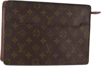 Louis Vuitton Pre-owned Canvas Clutch - Dames - Vintage Clutch - Bruin - ONE Size - Vintage