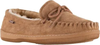 Lamofootwear Mens Moccasin Slipper In Chestnut