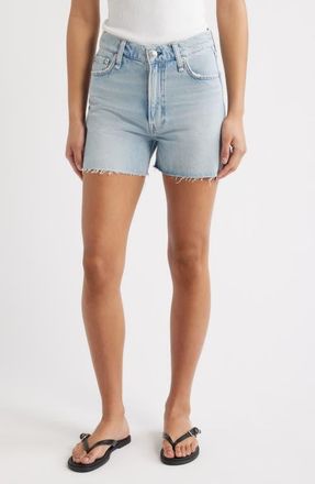 Rag & Bone High Waist Cutoff Denim Shorts in Azalea at Nordstrom, Size 31