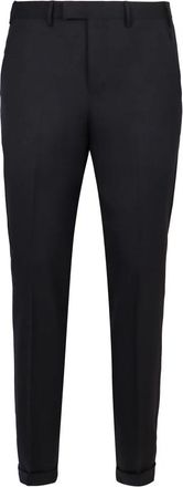 Pantaloni Torino Wollen reisbroek - Heren - Nette broeken - Blauw - M - Wol - Broeken