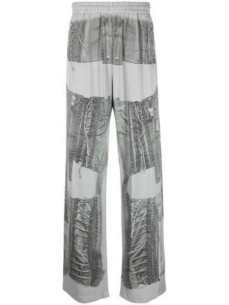 Diesel Broek met veters - Grijs