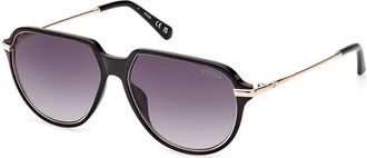 Guess GU00067 01B Mens Sunglasses Black Size 56