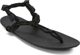 Xero Shoes Genesis Rope Style Barefoot Sandal in Black at Nordstrom, Size 13