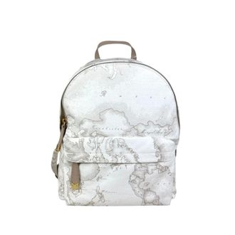 Alviero Martini 1A Classe Backpacks, female, White, Size: ONE SIZE Geo Soft Zip-Around Backpack